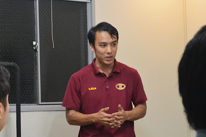 本企画の発案者磯野眞コーチ