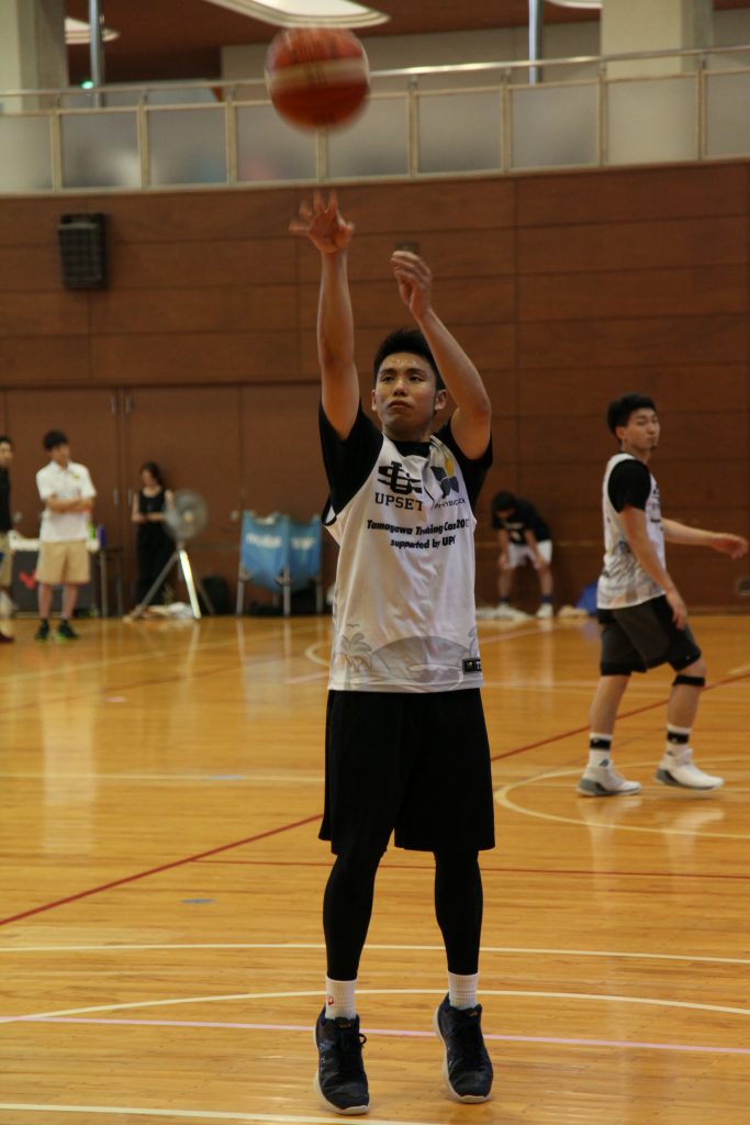 TTC 2017 supported by UPSETを通じて、B1でプレーした選手ならではのフィジカルの強さを見せた喜久山貴一選手。昨年はバンビシャス奈良で活躍した